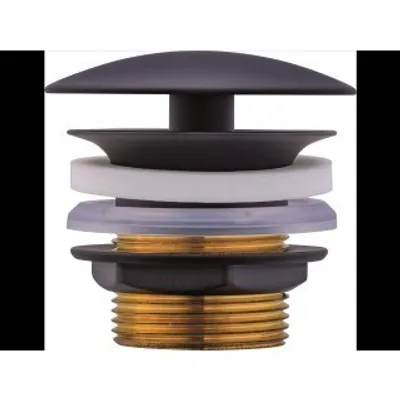 Produktbild von DURAVIT 0050244600 Schaftventil 50 mm, Schwarz Matt