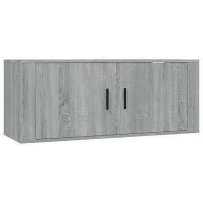Produktbild von vidaXL TV-Wandschrank Grau Sonoma 100x34,5x40 cm