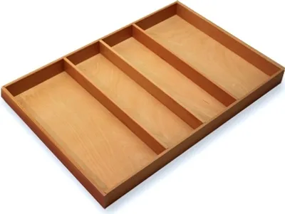 Produktbild von Mehrzweckeinsatz BUCHE 80er Schubl. B 718 x T 472 mm passend für BLUM Legra 19 mm Schubladen