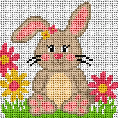 Image de Kit de broderie au point de croix Malwina 15 x 15 cm - n° 1038