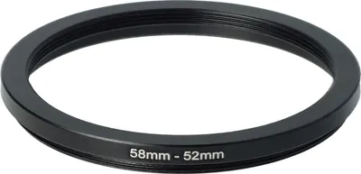 Produktbild von vhbw Step-Down-Ring Adapter 58 mm auf 52 mm für Kamera Objektiv - Filteradapter Metall