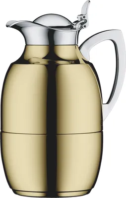 Produktbild von alfi Isolierkanne JUWEL 1,0 Liter Edelstahl gold/silber