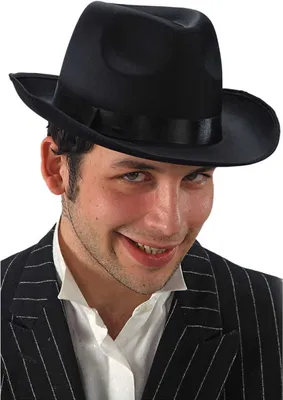 Produktbild von Schwarzer Al Capone Hut