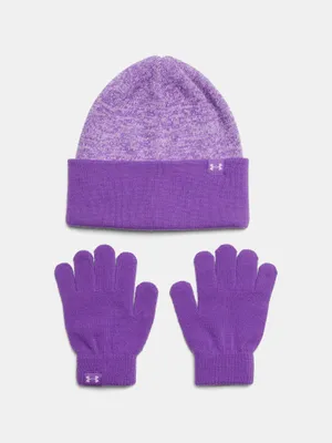 Image de Under Armour G Beanie/Glove Combo - lavish, Größe:-
