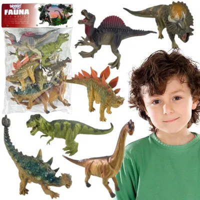 Obrázok produktu pre WOOPIE Sada 6 kusov figúrok dinosaura T-Rexa