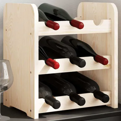 Produktbild von "Spring Sale"Weinregal 33x25x37cm Massivholz Kiefer DE965294 - Weinregale