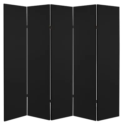 Produktbild von framed concept Paravent Raumteiler Holz 225x172 cm, 5-teilig beidseitig, Sichtschutzwand