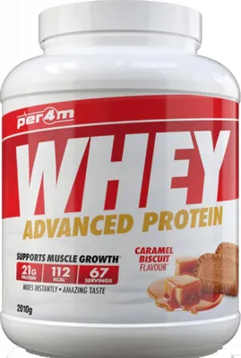 Produktbild von Per4m Whey Advanced Protein (2010g) Caramel Biscuit - Eiweiße - Molkenprotein-Mischung
