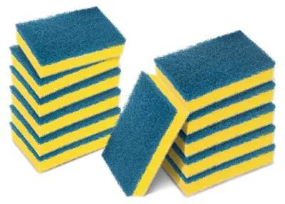 Produktbild von Scotch-Brite Delicate nicht kratzender Reinigungsschwamm, 12 Stück - ideal für d