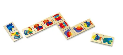Immagine prodotto di Domino - animali - in cartone