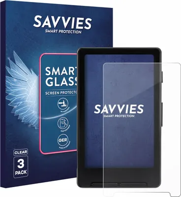 Produktbild von 3x Savvies Schutzglas Folie für Xteink X4 9H Panzer Schutzfolie Glas Displayschutz klar transparent