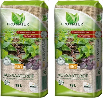 Produktbild von Pro Natur  Aussaaterde 2 x 18 L