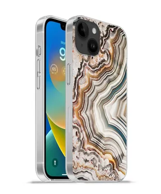 Produktbild von MuchoWow® Handyhülle Schutzhülle Hülle für Apple iPhone 14 Plus - Soft case Naturstein - Nahaufnahme - Muster Silikon Softcase Handy Hülle - Abbildung