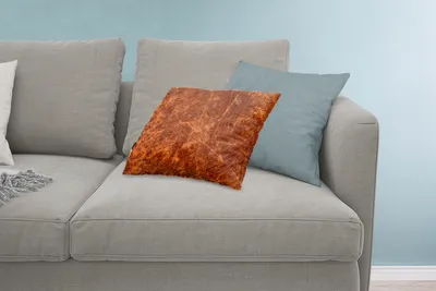 Produktbild von MuchoWow® Zierkissen Sofakissen Wohnzimmer Dekokissen 60x40 cm Eine alte Ledertextur - Kopfkissen - Polster mit Foto