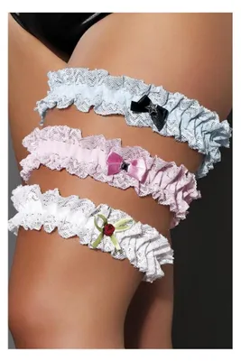 Immagine prodotto di Giarrettiera Iga bianca taglia: L/XL