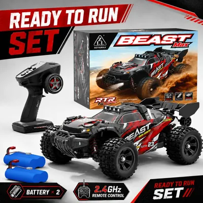 Produktbild von Ferngesteuerter Monstertruck - SG118MAX PRO - MAX-Version mit 2 Akkus - 50 km/h - 4WD - Bürstenloser Motor - 1:18 - Metallchassis