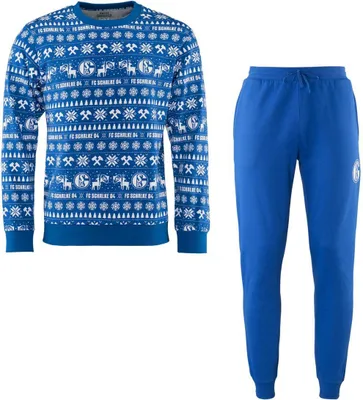 Produktbild von FC Schalke 04 S04 Jogginganzug Christmas unisex Gr. 3XL
