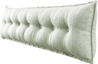 Immagine prodotto di Grande cuscino a cuneo ergonomico cuscino poggiatesta in velluto a coste, cuscino da lettura, cuscino a cuneo, cuscino per la schiena, cuscino per il riposo, cuscino decorativo, lino