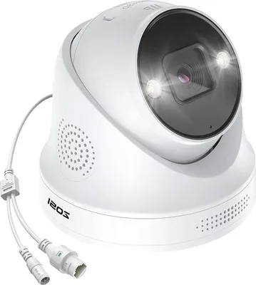 Immagine prodotto di Telecamera di sicurezza, rilevamento AI, visione notturna a colori, telecamera aggiuntiva da 8MP