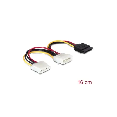 Productafbeelding van Delock stroomkabel - SATA-stroomconnector (mannelijk)