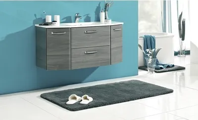 Obrázok produktu pre Kúpeľňová skrinka pod umývadlo Pelipal Alika grafit 111x51,5x48 cm