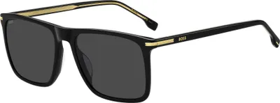 Zdjęcie produktu dla Hugo Boss BOSS 1750/G/S, czarne okulary przeciwsłoneczne męskie, rozmiar 56/18/145
