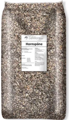 Produktbild von Samore 25 kg Hornspäne Naturdünger 100% natürlicher Dünger, Gartendünger mit Langzeitwirkung
