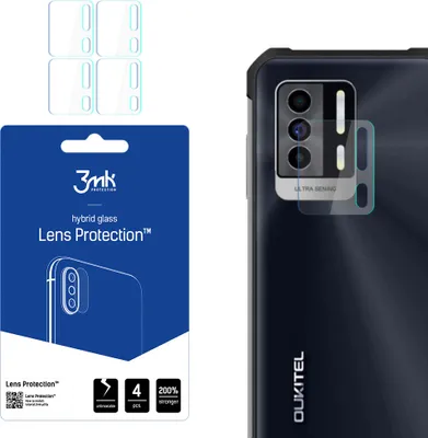 Produktbild von 3mk Hybridglas Lens Protection für Oukitel WP17 Kamera Objektiv Kameralinse 0,16mm 6H (4 Stück)