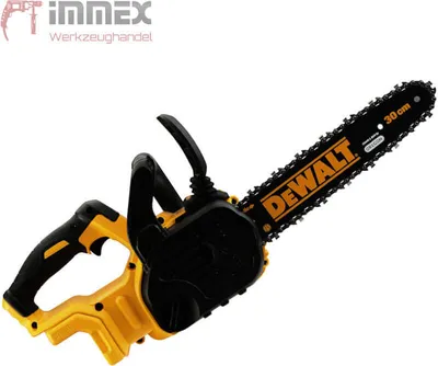 Produktbild von DeWALT DCM565N-XJ Akku-Kettensäge (bl) Flexvolt, 18V, Schwertlänge 30 cm, Kettenart Halbmeißel, 3,8", ohne Akku