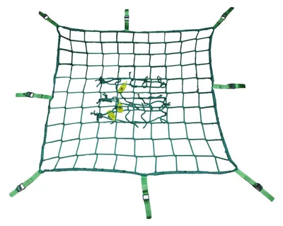 Produktbild von Seitenschutznetz 2,00 x 10,00 m, mit Gurtschnellverschluß grün