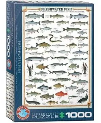 Zdjęcie produktu dla Puzzle 1000 Freshwater Fish 6000-0312