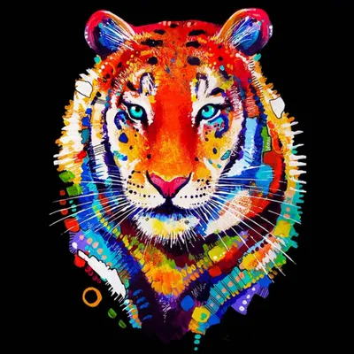 Produktbild von Malen nach Zahlen 5d Diamond Painting Tiger Malen nach Zahlen 30x30cm