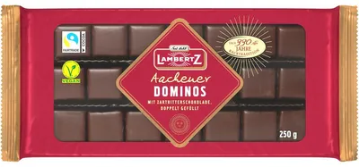 Immagine prodotto di Lambertz Dominos biscotti al cioccolato fondente 250g