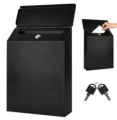 Productafbeelding van Omgoods - Lockable Wandbrievenbus met Sleutel