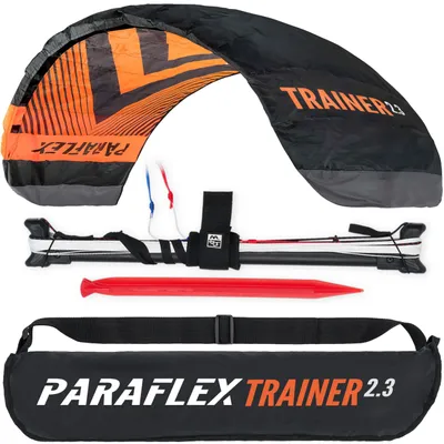 Lenkdrachen Paraflex Trainer 2.3, neonorange, 230 cm
