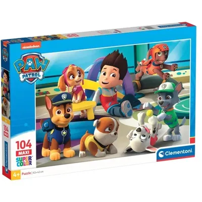 Obrázok produktu pre Clementoni Puzzle Maxi 104 pezzi Paw Patrol #01, 3 rok / roky