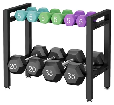 Obrázek produktu pro Nastavitelný stojan na činky pro domácí posilovnu (do 136 kg)