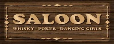 Produktbild von vianmo Blechschild 10x27 cm Saloon – Whiskey Poker