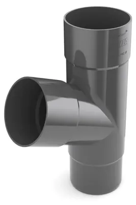 Zdjęcie produktu dla BRYZA odgałęzienie rury spustowej Ø 63 mm, Antracyt RAL 7021