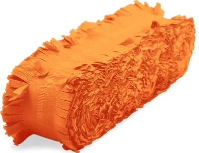 Produktbild von Orangefarbene Drehgirlande mit 24 Metern Länge und 9 Zentimetern Breite
