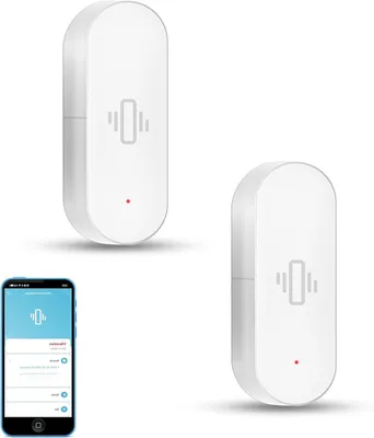 Productafbeelding van Draadloze Glasbreukmelder en Vibratiesensor met App-Alarmen - Instelbare Gevoeligheid