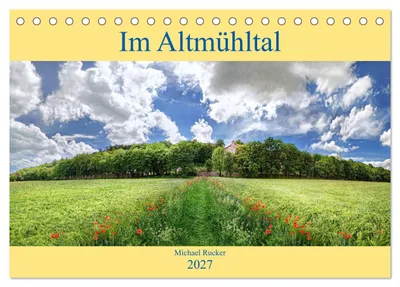 Produktbild von Im Altmühltal (Tischkalender 2027 DIN A5 quer), CALVENDO Monatskalender
