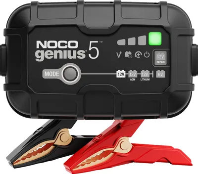 Produktbild von NOCO GENIUS5: 5A Batterieladegerät für Auto & Motorrad — 6V/12V Erhaltungsladege