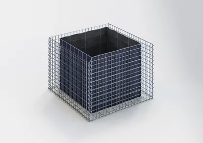 Obrázek produktu pro Obdélníkové vyvýšené lůžko 100 cm x 70 cm x 100 cm (D x V x H), velikost ok 5 x 5 cm, tloušťka stěny 10 cm