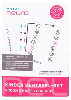 Produktbild von Artzt Neuro Trainingstool-Set "Sehtafeln-Komplett"