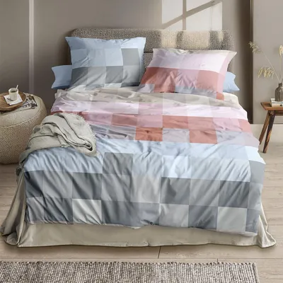 Produktbild von Irisette Bettwäsche koralle 1x 135x200 cm + 1x 80x80 cm
