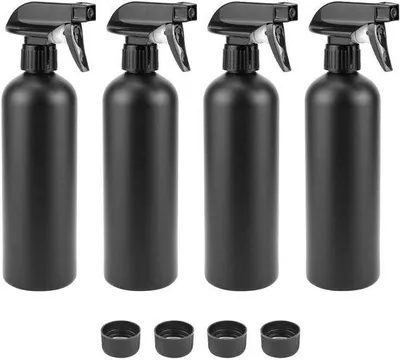 Productafbeelding van Famanu spuitfles set - 4 stuks - 500 ml - zwart