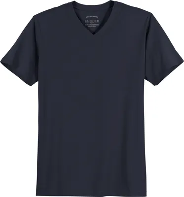 Produktbild von T-Shirt V-Ausschnitt dunkelblau Redfield Übergröße