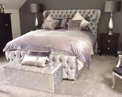 Immagine prodotto di Letto di design Chesterfield verde turchese camera da letto rivestimento in Similcuoio 180x200