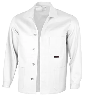 Produktbild von Qualitex Arbeitsjacke - lange classical Werkstattjacke - BW 270 g - aus reiner Baumwolle - in Farbe: weiß - Herren: 110